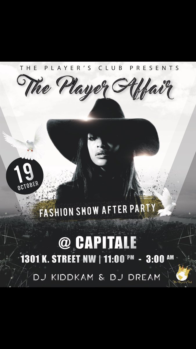 tpcthedynasty's tweet photo. Hit up a Player for a $20 physical ticket tonight for the Fashion Show After Party! https://t.co/fmA9ZrqCus