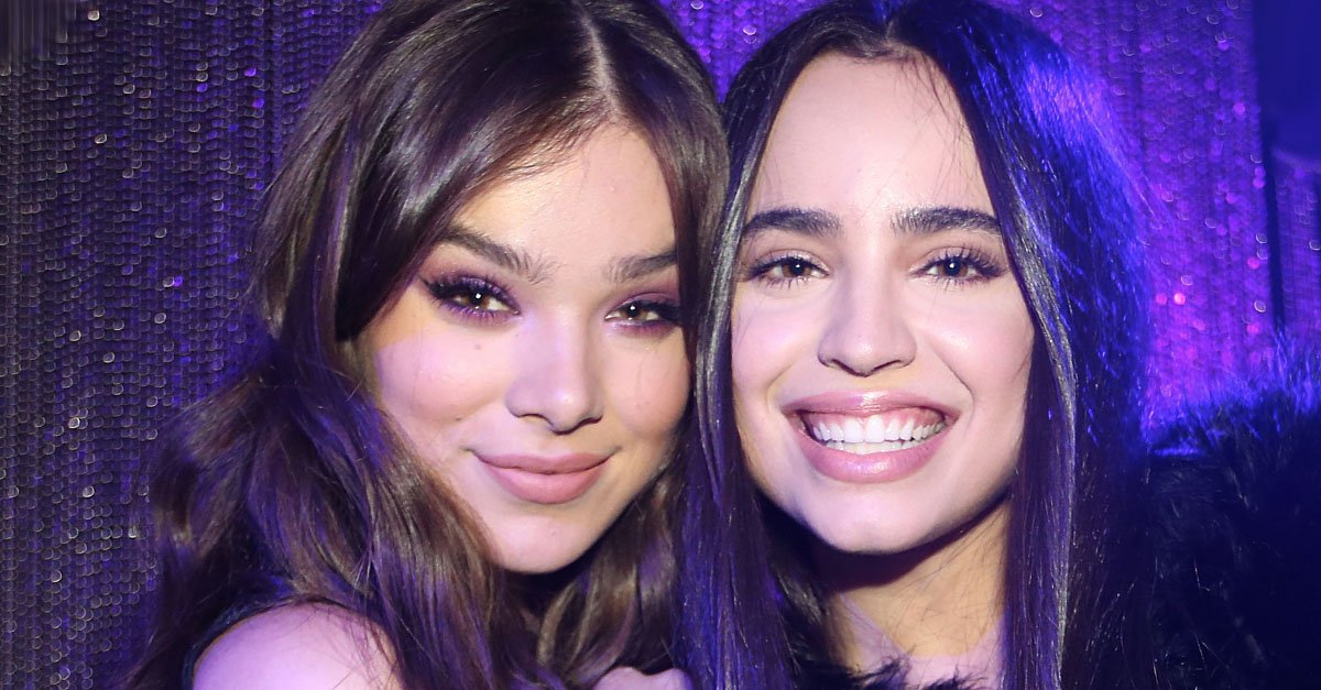 accesshollywood's tweet photo. .@SofiaCarson, @HaileeSteinfeld and more of our faves stepped out in purple to support @glaad's #SpiritDay! https://t.co/DAaoMYQ7v7 💜 https://t.co/KE2fVM7E2j