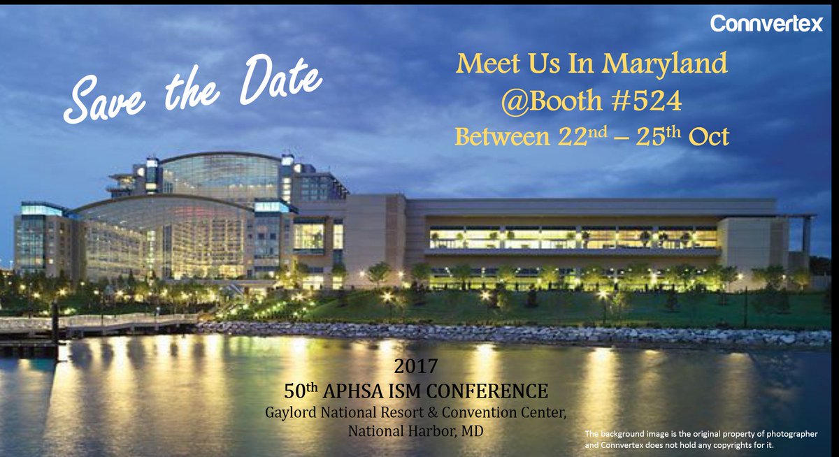 Connvertex's tweet photo. Just 2 days to go for the 50th #ISM #Conference 2017. Get ready to meet the experts of #Mobility #APHSA https://t.co/6Xf6oprUob