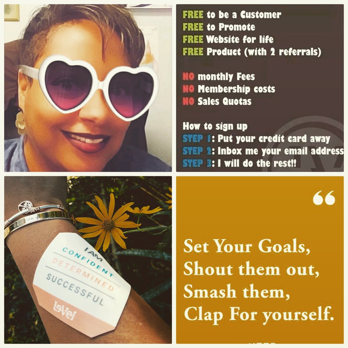 Anissamck's tweet photo. #iamDFT #wearableNutrition #confident #determined #successful #thrivewithme https://t.co/bOULX98c3l