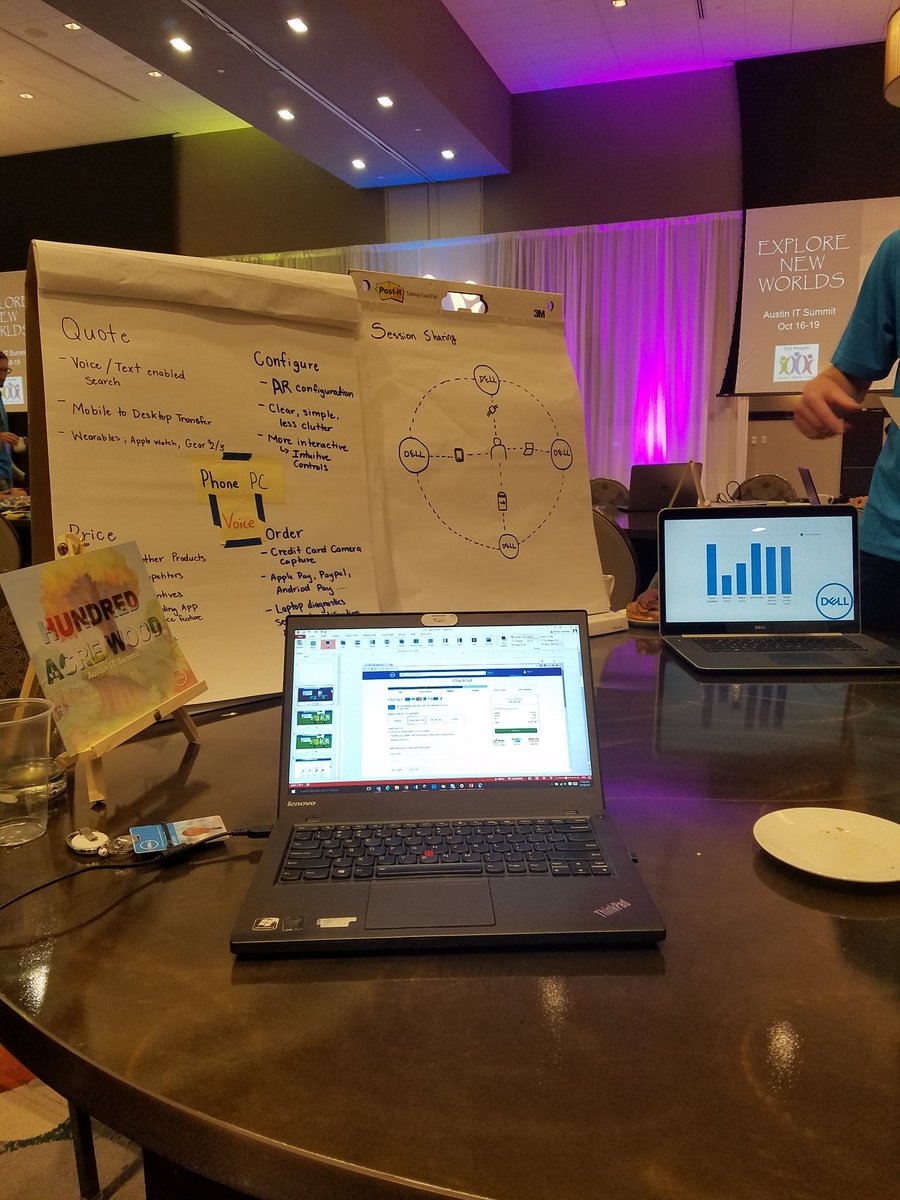 jbecks135's tweet photo. All set up #summitup2017 #100acrewoods https://t.co/Vg432NuUOj