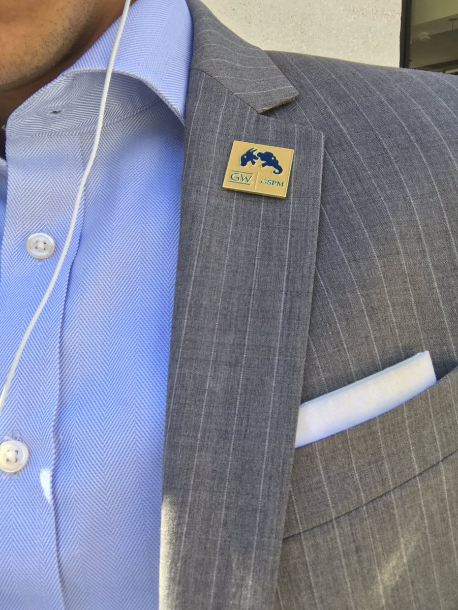 JesseB914's tweet photo. Showing support for @GSPMgwu on #PinDay. Strong GWU networks get you #InTheRoom https://t.co/2RhdghpuqD