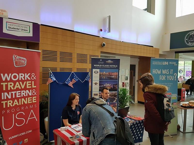 UniofHertsCE's tweet photo. A big THANK YOU to all of you who attended The Go Global Fair today. We hope to see you there next year! #WorkFest17 https://t.co/vAgDfGdSEA