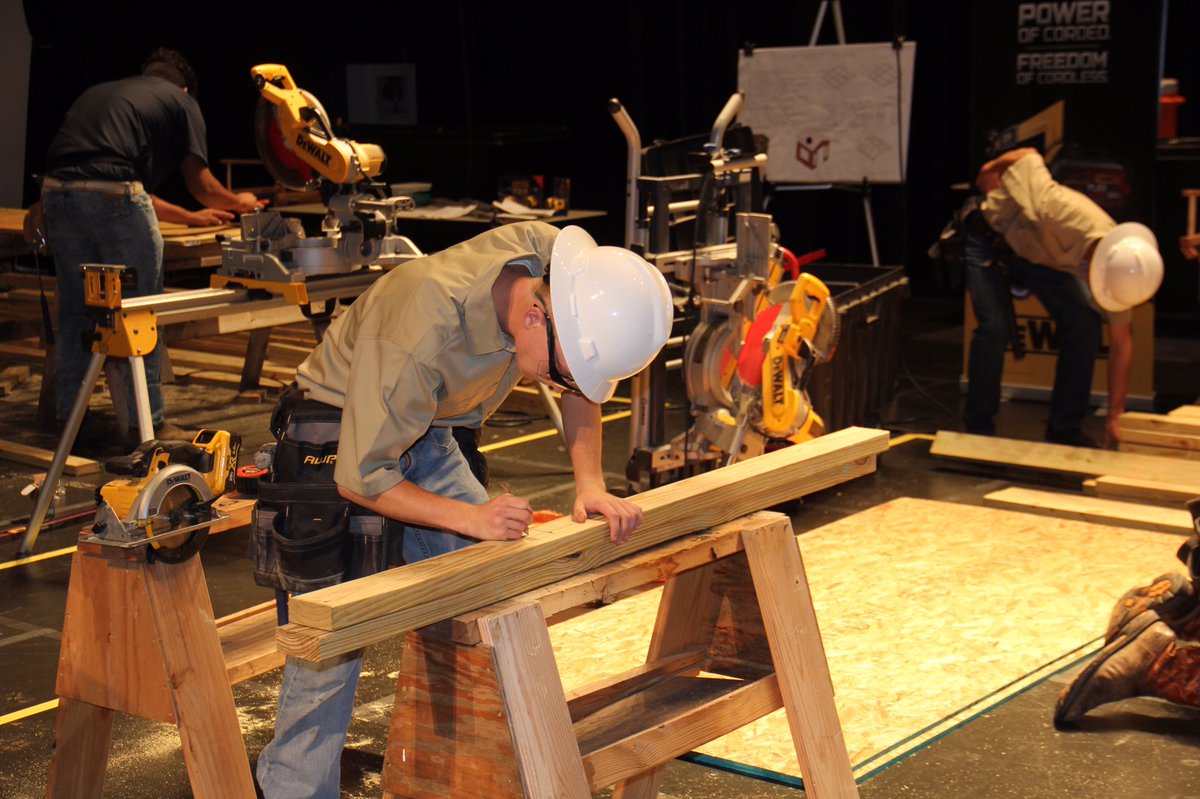 WISD Skills USA students, in Architecture and Construction CTE Career Cluster, competed in "Nailed it" event and receive 4th place finish.