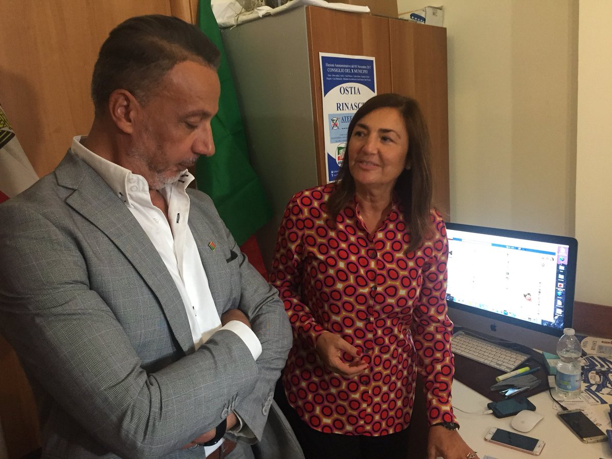 MetwallyAtef's tweet photo. Oggi con @renatapolverini abbiamo incontrato molti amici. Siamo pronti a governare il X Munucipio. @piccapresidente #adessonoi https://t.co/WdNaJklTgd