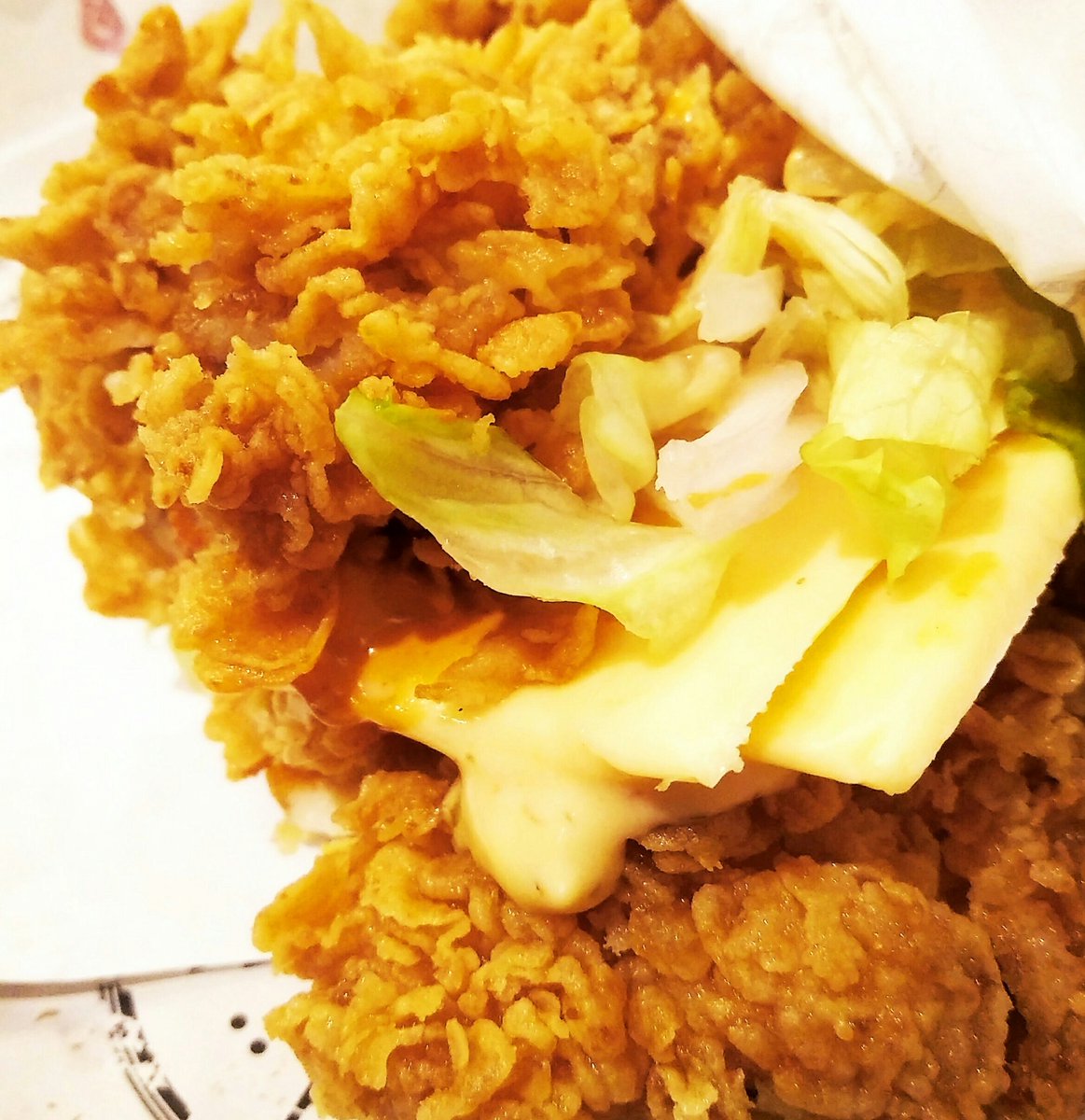 thelyricalbee's tweet photo. @kfc #doubledown #Diwali #TreatWaliDiwali #foodie #nomnomnom https://t.co/WPCWSn74Io