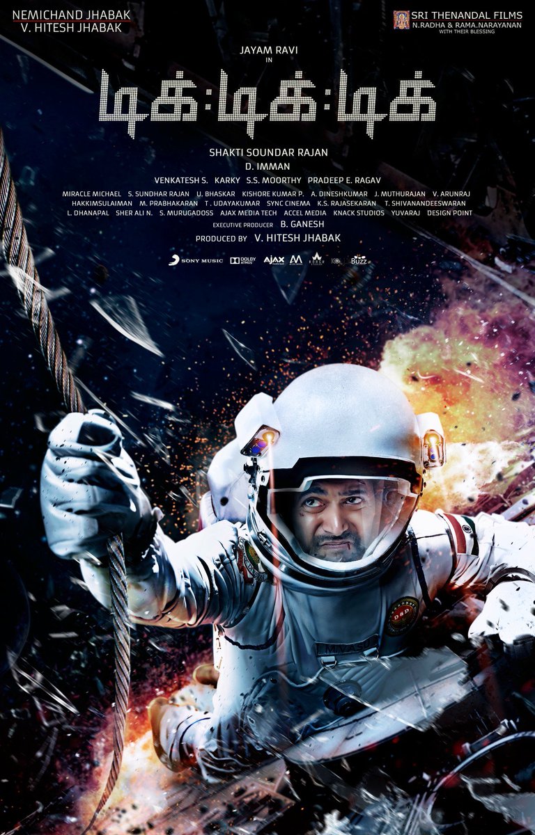 ShaktiRajan's tweet photo. Jst finished the final cut of the #TikTikTikTrailer with @pradeeperagav!! Looking forward to share it!! @actor_jayamravi @JabaksMovies https://t.co/Q9HfoN5EKu