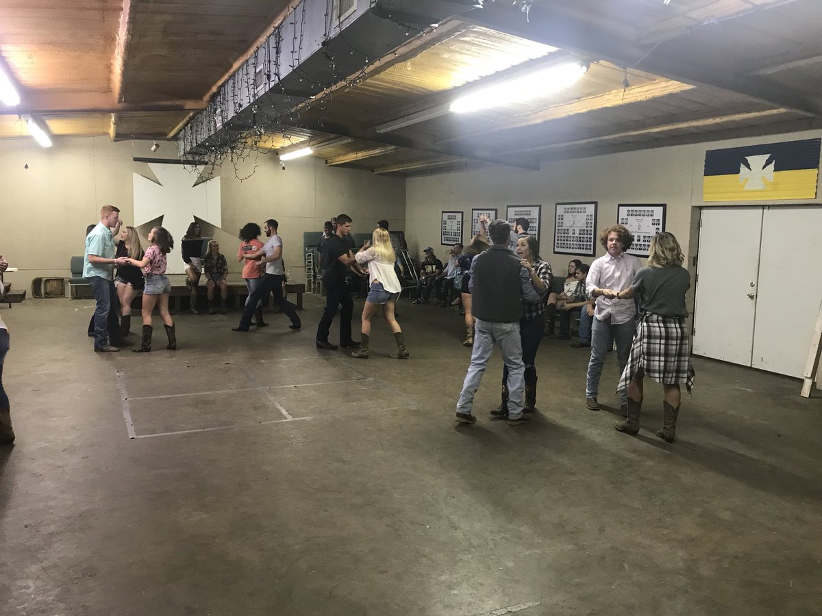 SigmaChiETX's tweet photo. We had a great time learning how to country dance last night! Thank you @Shelby_Faith26 & your partner for teaching us! #SigmaChi #DanceDate https://t.co/vXf5UNJQ5B