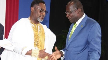 campus_bgh's tweet photo. HRM Drolor Bosso Adamtey Of Ghana Installed As Chancellor Of Caribbean Maritime University… https://t.co/CSnc7raoHb https://t.co/QrrmpDOWUt