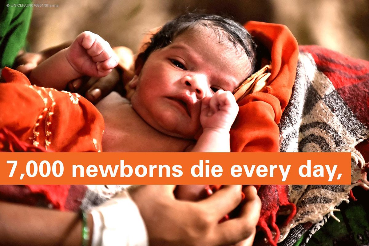 WBG_Health's tweet photo. New Report: 7000 newborns die every day, despite steady ↓ in under-5 mortality. @UNICEF @WHO https://t.co/DDCzH0Uahs https://t.co/usut8gZ242