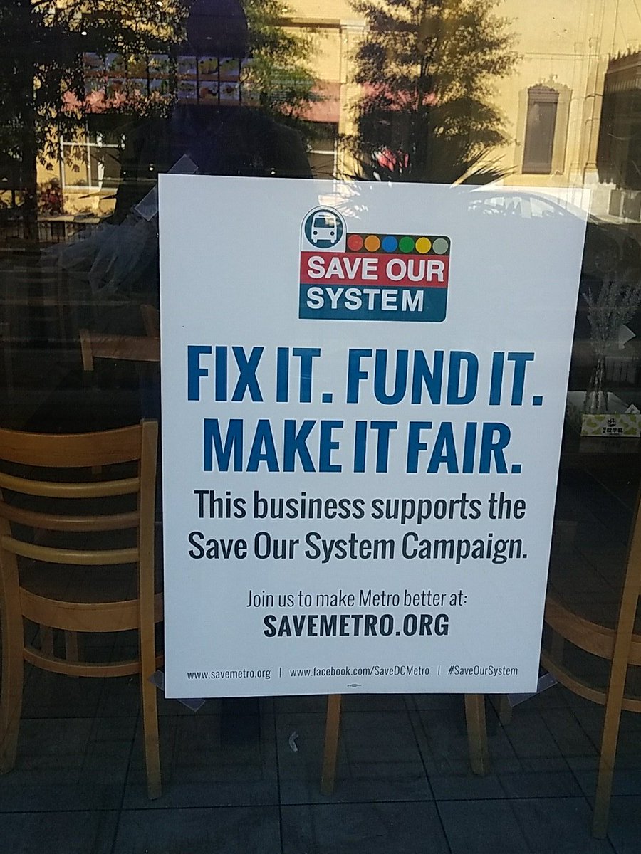 jeremiah4dc's tweet image. #SaveOursystem is getting small businesses to sign up to save public transportation.
