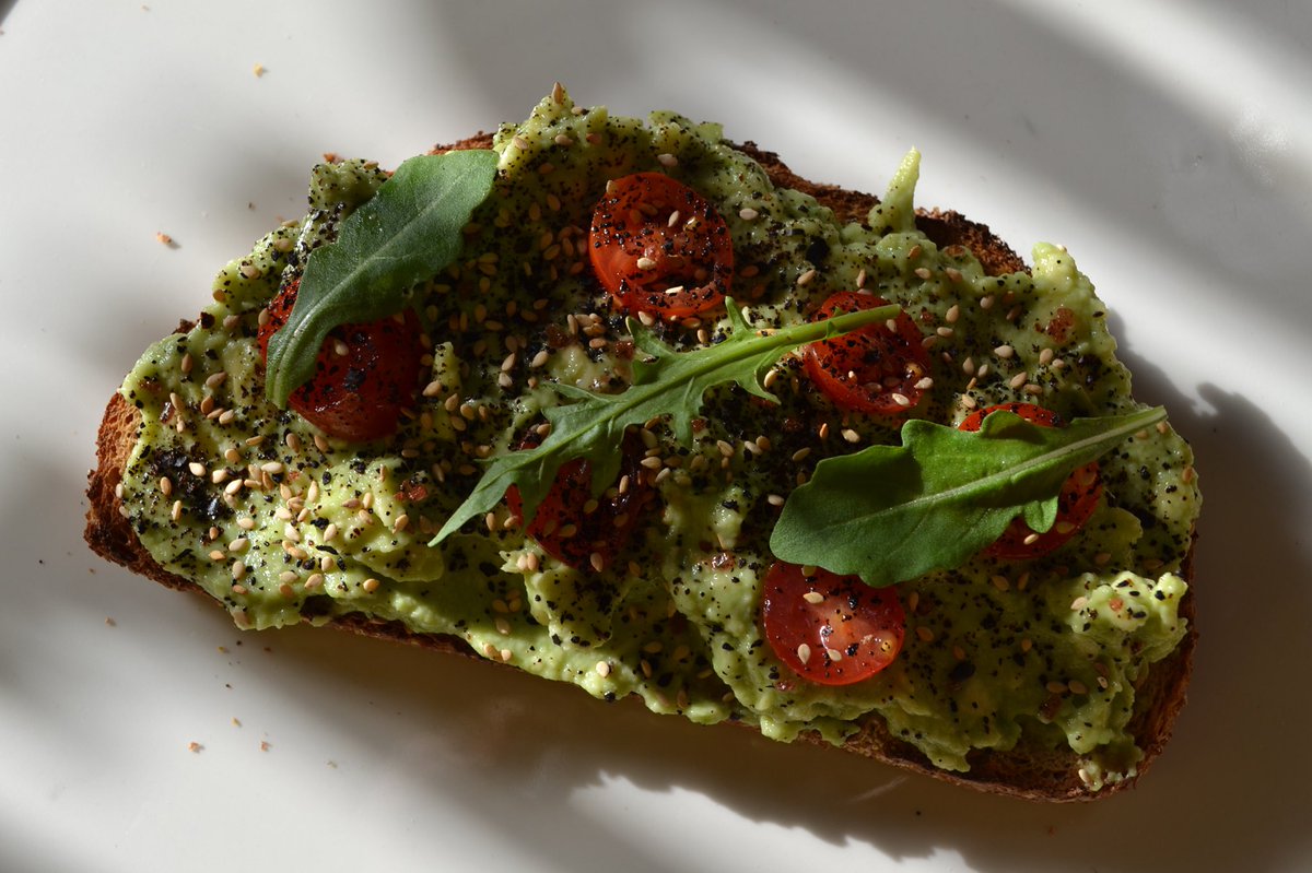 BakedinBrooklyn's tweet photo. Breakfast or lunch avocado toast rocks https://t.co/JuJgTdwB9F