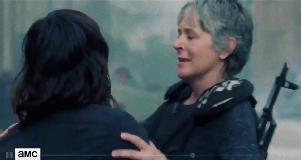 twdspunisher's tweet photo. carol and daryl hugs can save lives https://t.co/xHEjt5ubnI