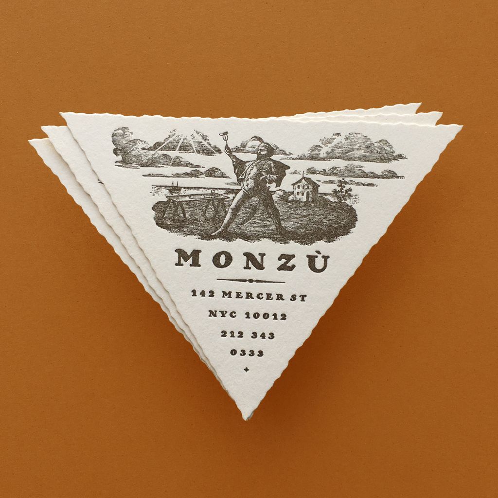 louise fili on twitter designed in a triangular shape to reference