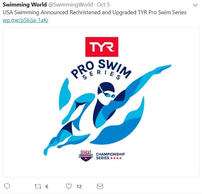 NCAquatics's tweet photo. USA Swimming Announced Rechristened and Upgraded TYR Pro Swim Series https://t.co/TnmxSZ1FsD #proswim #usaswimming #TYRProSwim #swimming https://t.co/qaKUSwKxrJ
