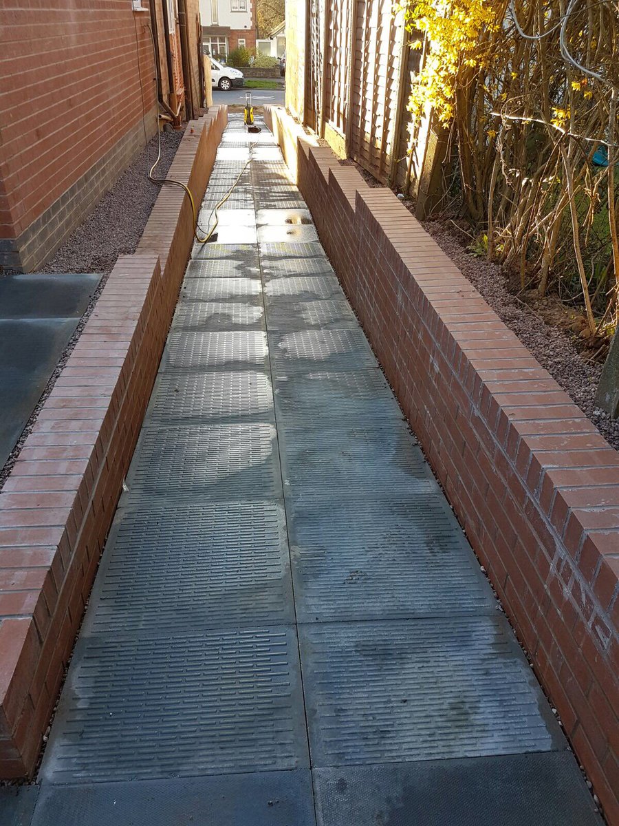 Long ramp &amp; platform on Cole Valley Road in #HallGreen.  Easy wheel chair access to the rear of the property.