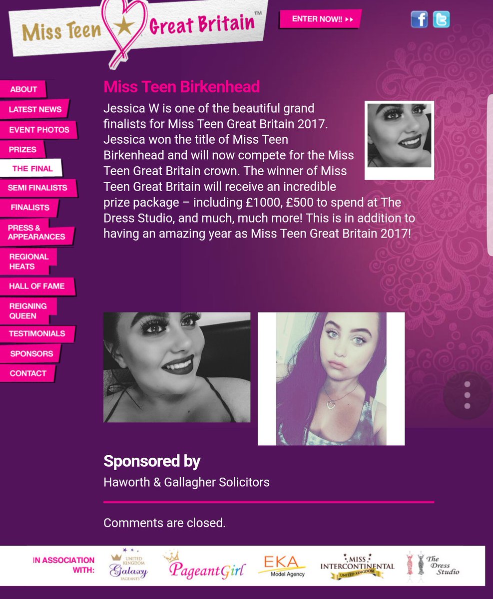 Wishing our apprentice legal secretary Jessica Williams the best of luck in this weekends Miss Teen Great Britain.  Go Jess!  <a href="/MissTeenGB/">Miss Teen Great Britain</a>