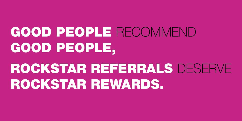 GraniteSearch's tweet photo. Do you know any Rockstar Recruiters? https://t.co/cZXyACsFeq
#rockstarreferrals #rockstarrewards https://t.co/tNxwQpML9L