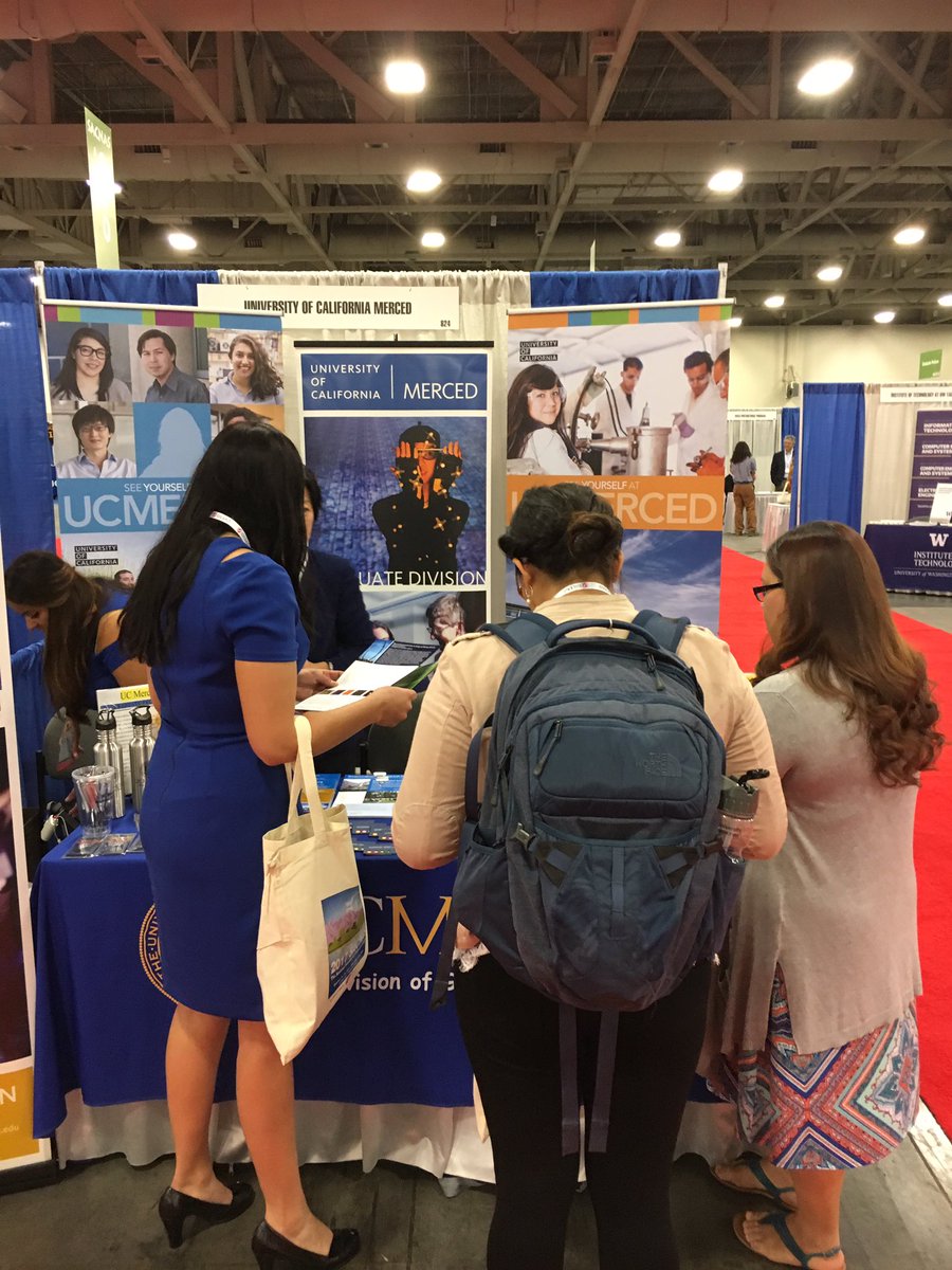 erik_menke's tweet photo. .@ucmerced booth at #SACNAS2017 already busy 👍 https://t.co/t8QjC2tAFH