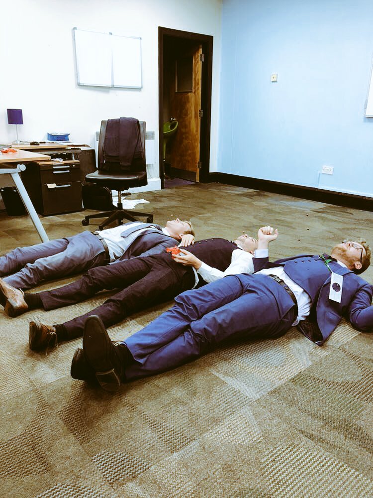 ERACD2's tweet photo. #funthursday means The Malteser game. The boss the only one to catch it! @ArronFrewerERAC #fun #funandfriendlyplacetowork https://t.co/ujBNUFwN4S