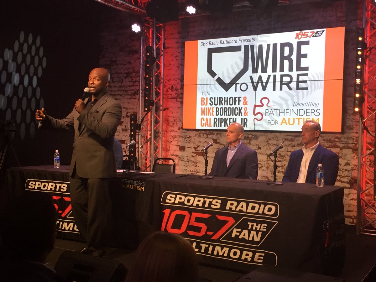 Path_For_Autism's tweet image. THANK YOU for tuning into #WireToWire w/ @RobLongSports @1057TheFan @cbsbaltimore &amp;amp; @Orioles legends of the 97 season!
