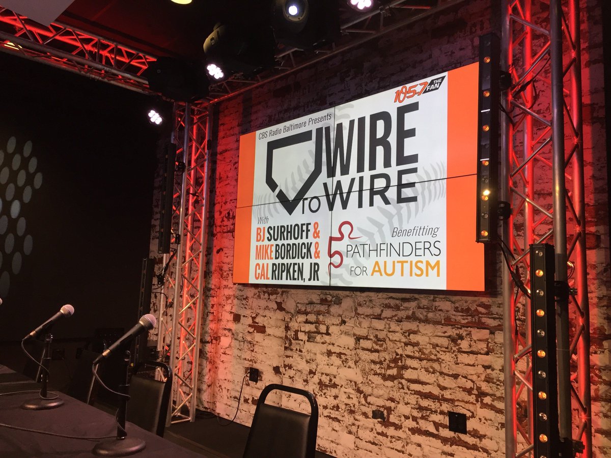 Path_For_Autism's tweet image. THANK YOU for tuning into #WireToWire w/ @RobLongSports @1057TheFan @cbsbaltimore &amp;amp; @Orioles legends of the 97 season!