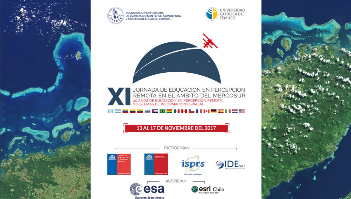 selperoficial's tweet photo. Tercera Circular – XI Jornada de Educación en Percepción Remota y Geotecnologías en el ámbito del Mercosur. Visita: https://t.co/NXkkEL2cMt https://t.co/IEHRxcEXwN