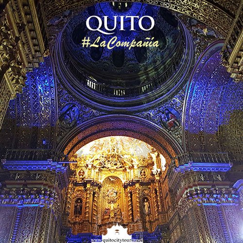 The majestic altarpiece of the Mayor Altar in #LaCompañía church, located in Quito's Old Town, took 20 years of work to be concluded.