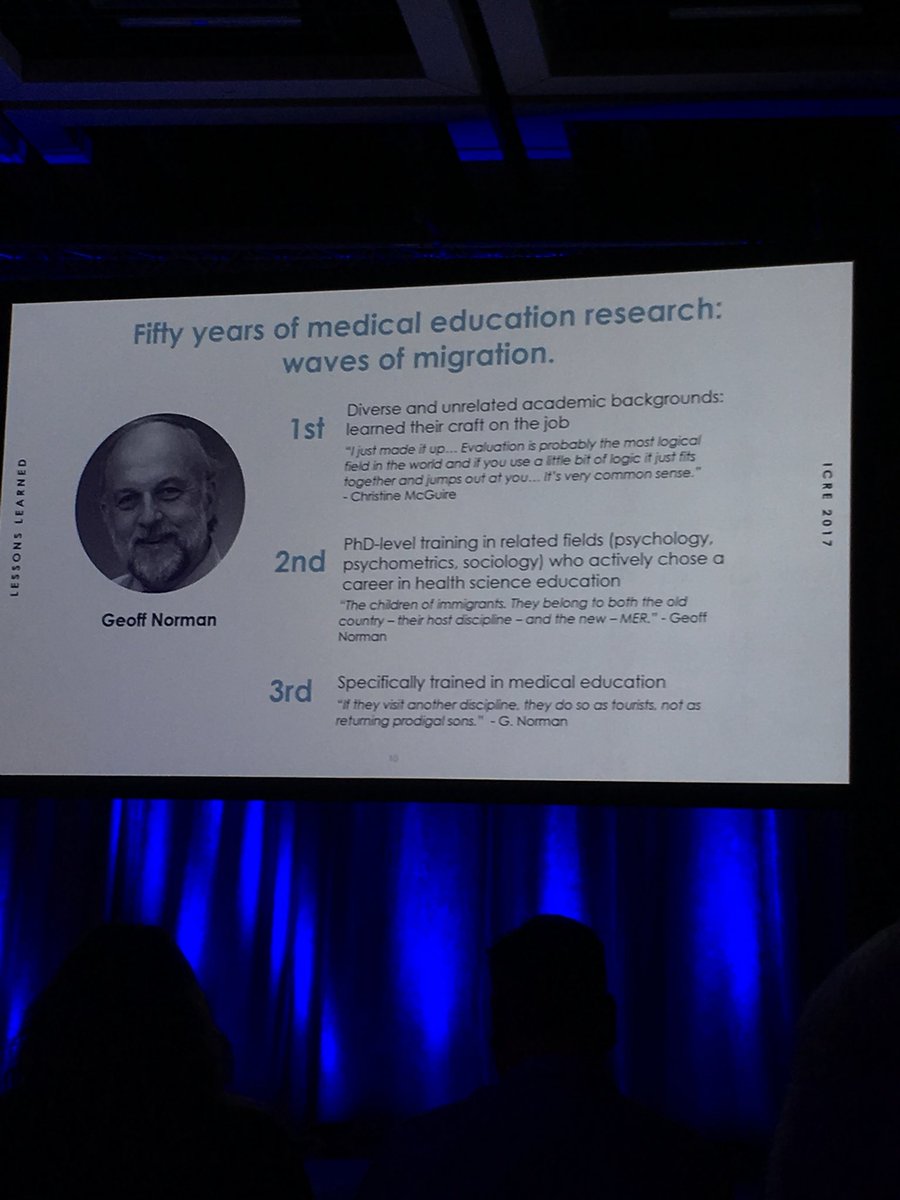 ircrabia's tweet photo. @RealGeoffNorman gets shout out from @DeanOnCampus  #ICRE2017 https://t.co/1FCvGOgzNP