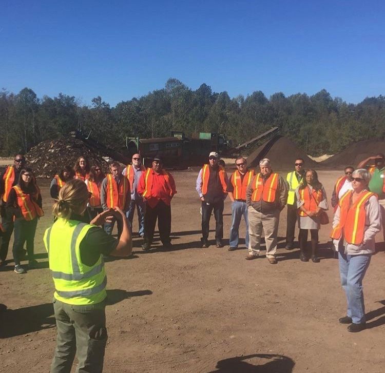 CompostHouse's tweet photo. @CRA_Recycle field trip at our Twin Chimneys composting site yesterday to see how your food waste is turned into compost! #Composthustle https://t.co/QJ4qPqmS2k