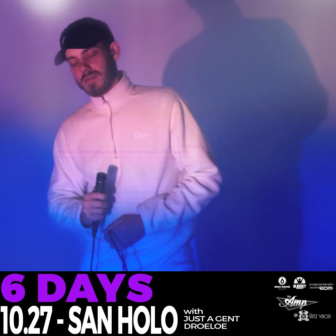 Our countdown has begun for <a href="/sanholobeats/">San Holo ↑% ⚠️</a> on Friday night! Get your tickets now!

Buy Tickets - bit.ly/san-holo-ticke…