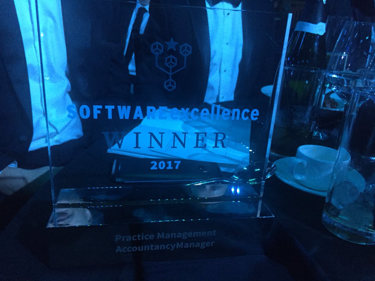 accountancymgr's tweet photo. WE WON!!! Practice Management Software #PEW2017 @AWEBExcellence #Accountants #Winners https://t.co/bw2yyPRQ8J