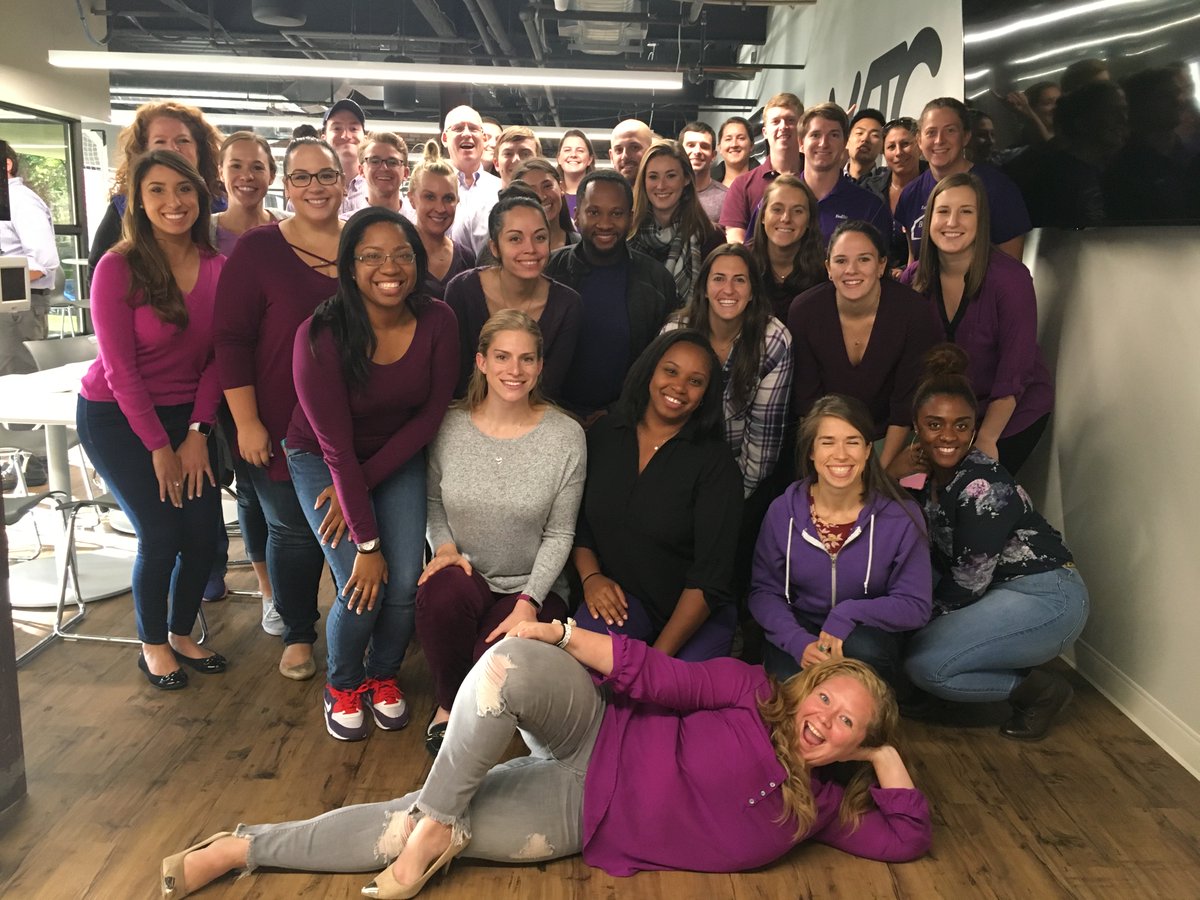 MKTG's tweet photo. MKTG Westport showing support for #SpiritDay #MKTGSpirit #DANSpiritDay #WeAreAgainstBullying https://t.co/LLyVli7vol