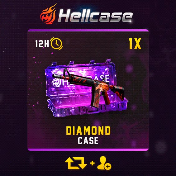🔥Diamond Case #Giveaway:

▪️RT &amp; Follow &amp; Profile URL
▪️CLICK: goo.gl/TfLwiw 
🏆Winners in 12 hours!

#hellcase