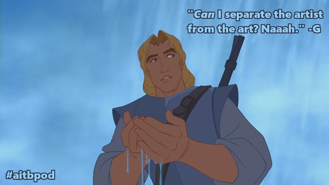 AitBPod's tweet photo. Episode 58 asks the tough questions! #animation #PodernFamily #disney #disneyrenaissance #Pocahontas #melgibson #waterfall #aitbpod https://t.co/tzqTAxVzOc