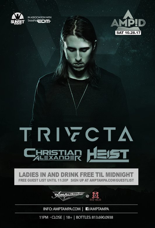 1 More Week Until <a href="/TrivectaMusic/">Trivecta</a> Makes His Headlining Debut at #AMPD Saturdays!

Free RSVP - bit.ly/trivecta-free-…