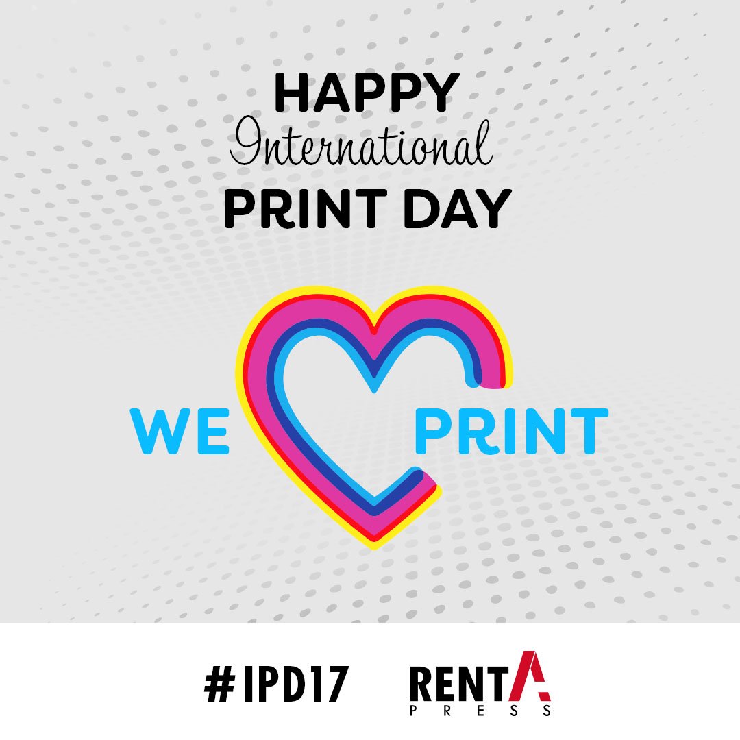 RentAPress's tweet image. Still feeling the ❤️ from yesterday's #internationalprintday! What was your favorite moment this year? @PrintPros #IPD17 #PrintUX #loveprint