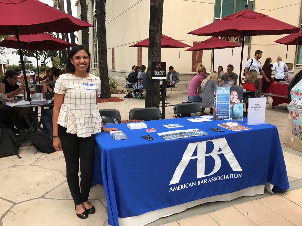 abalsd's tweet photo. Keep an eye out for your ABA Rep on campus and ask them about the benefits of ABA Membership! #TableThursday https://t.co/WE8XK7SgdX https://t.co/glC49lNbqi
