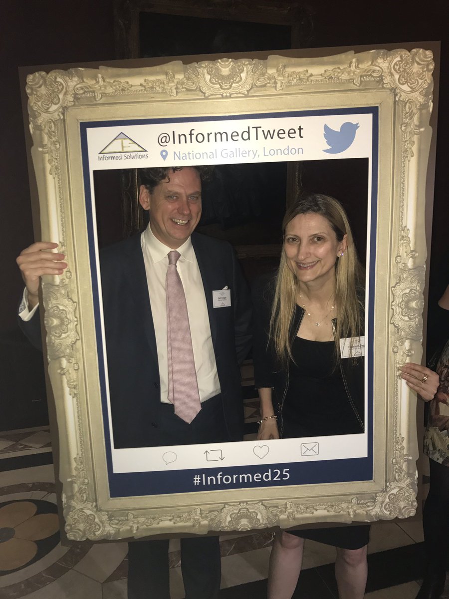 InformedTweet's tweet photo. Having a fantastic evening at @NationalGallery celebrating 25 years of Informed Solutions #Informed25 https://t.co/fRR02XIqjY