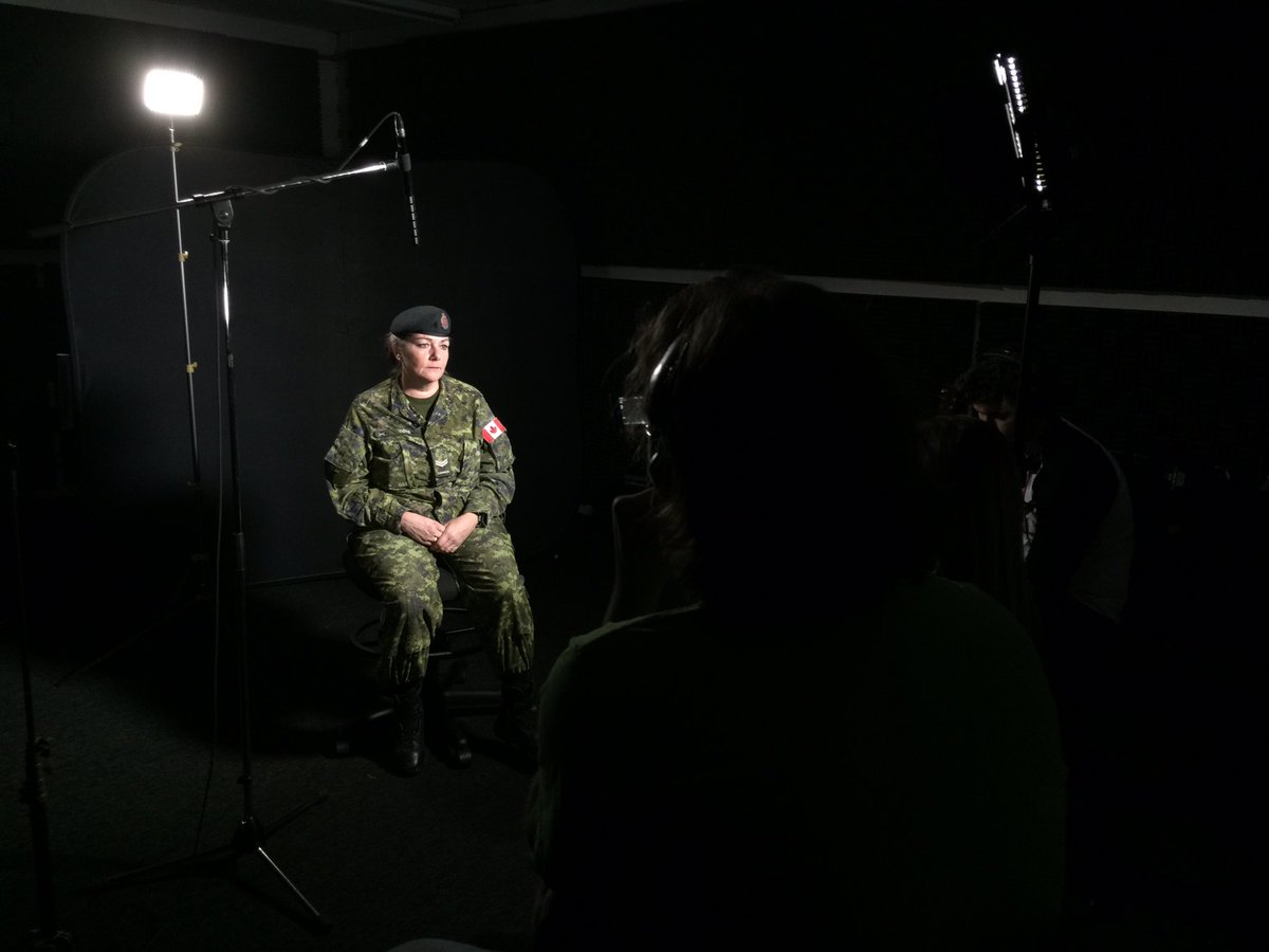 assiniboine_mb's tweet photo. @IMAstudents along with @BrandonUni Public History and @TheRCAMuseum are in studio today telling the stories of our proud Canadian veterans. https://t.co/F9MbYVcmHW