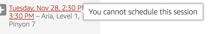 Well this is annoying.. bunch of my team has the same issue. <a href="/jeffbarr/">Jeff Barr ☁️</a> <a href="/AWSreInvent/">AWS re:Invent</a> #reinvent