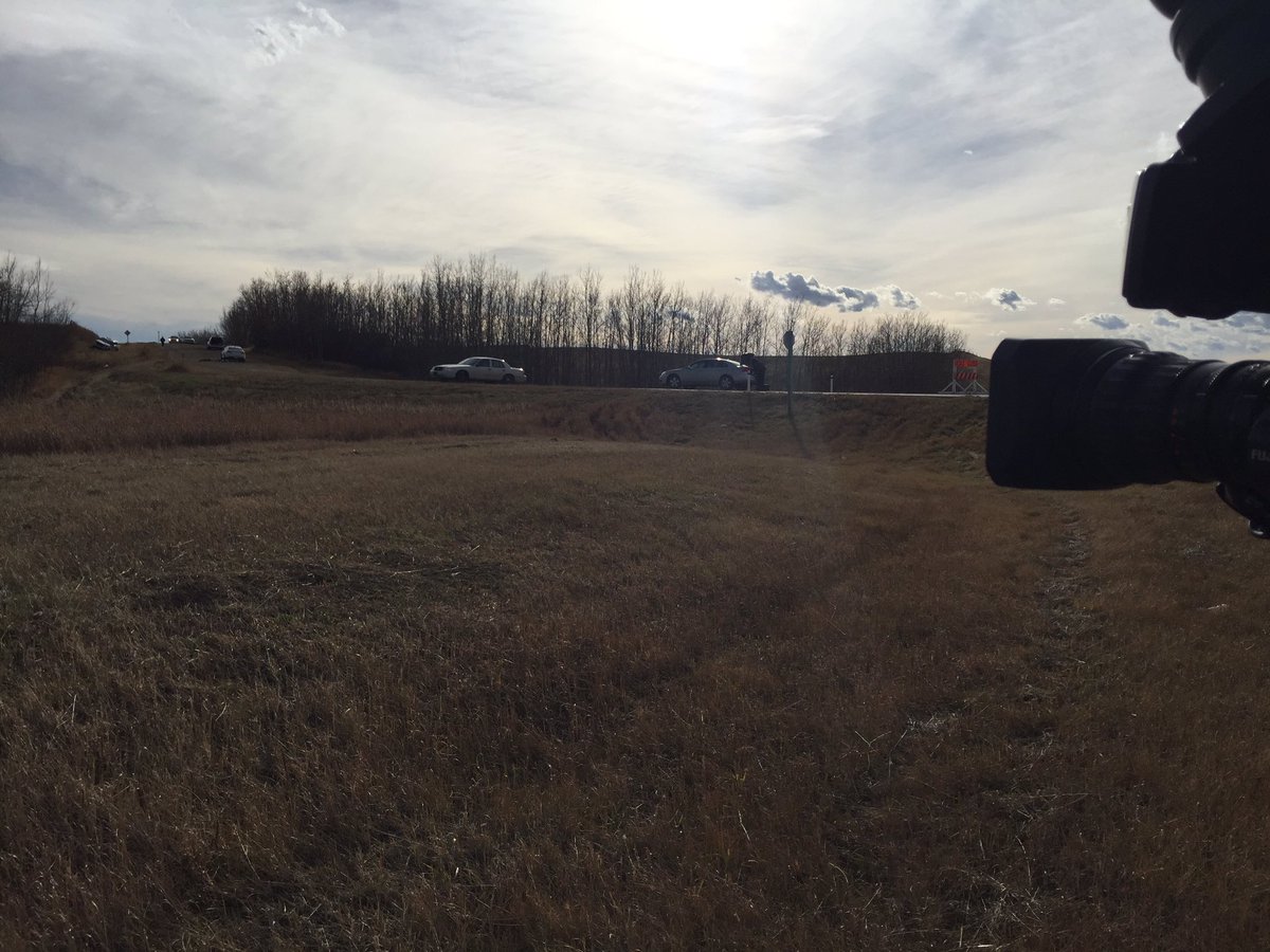 Rcmp say a confrontation happened when they found a man in a parked, stolen vehicle - He was shot by police, and airlifted to hospital.