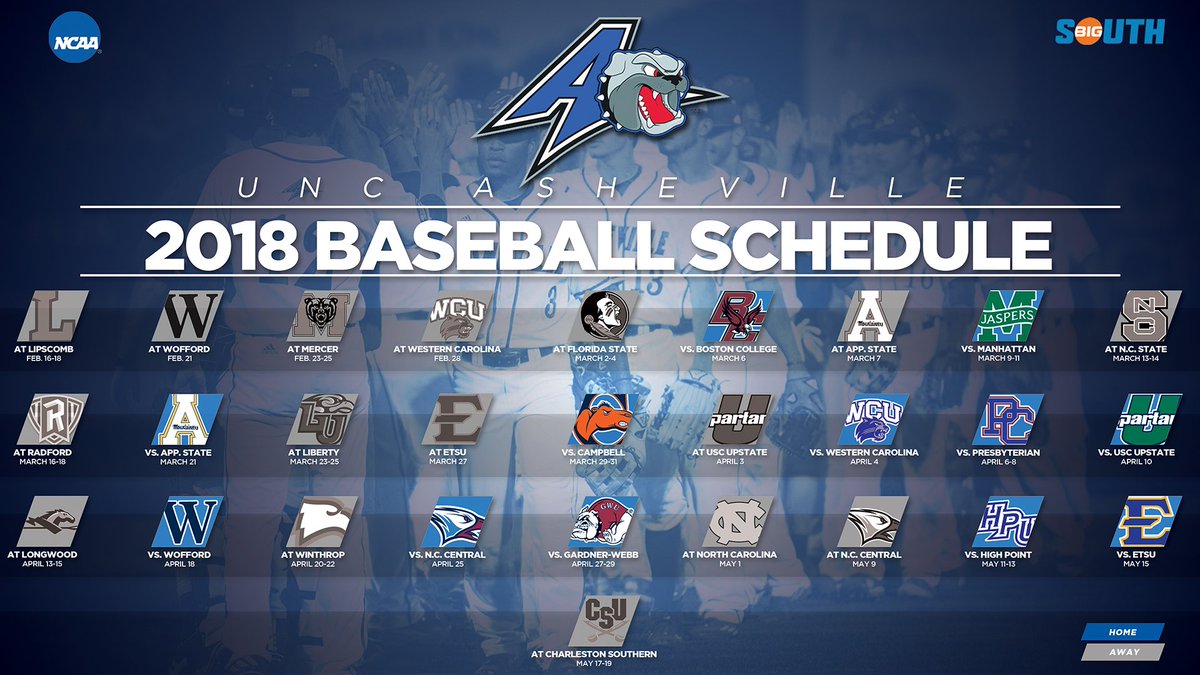 UNCAvlBulldogs's tweet image. Friedholm Announces Exciting and Challenging 2018 @UNCABaseball Schedule (story) #ThePursuit
bit.ly/2x9n8Sa