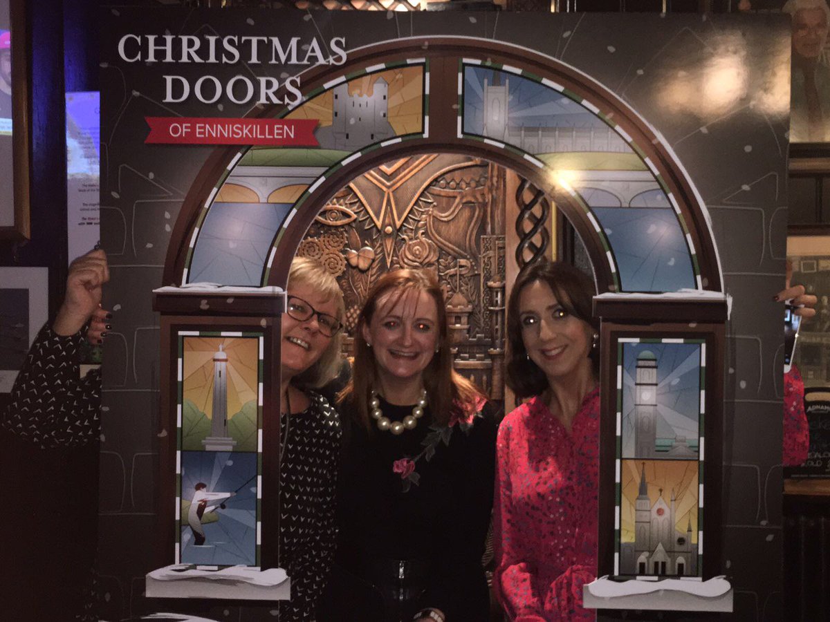 _talkup's tweet photo. Christmas is coming!Excited to launch the #Christmas Doors Of #Enniskillen tonight &amp; be a part of this exciting campaign! #fermangh https://t.co/nbqkgwFLof