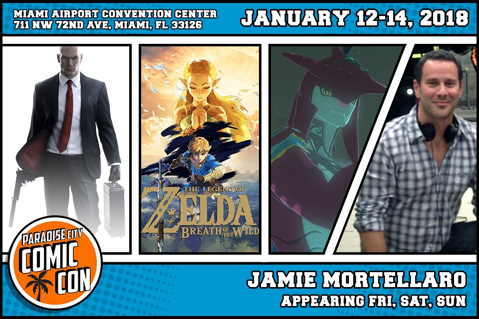 ParadiseCityCon's tweet photo. Meet Jamie Mortellaro 'Sidon' from #BreathoftheWild at #ParadiseCityCon, January 12-14, 2018. Find more info at https://t.co/7mAeqLg0dG https://t.co/wObrFImnVi