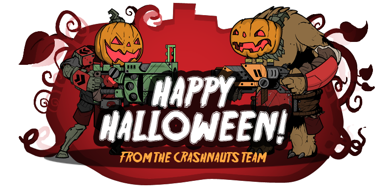 Splode' some pumpkin heads in this years #Crashnauts #Halloween event!