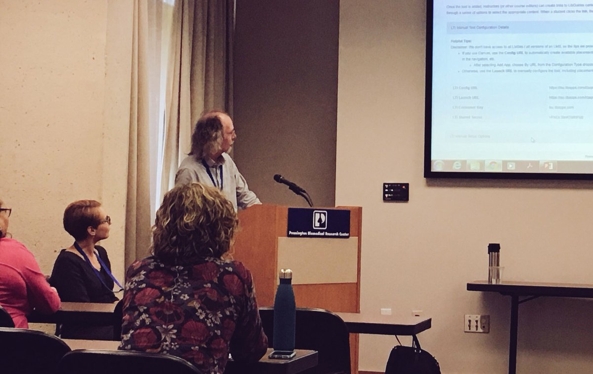jodiduet's tweet photo. Great presentation on LibApps LTI at #louisuc17 ! @louislibraries @lsulibraries https://t.co/ONcUevVJb7