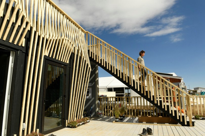 Congrats to <a href="/SolarDatUCB/">Solar Decathlon CAL</a> &amp; <a href="/UofDenver/">University of Denver</a> on taking 3rd place in the 2017 <a href="/Solar_Decathlon/">Solar Decathlon</a> using #Accoyawood ow.ly/hD3h30fZl6Y