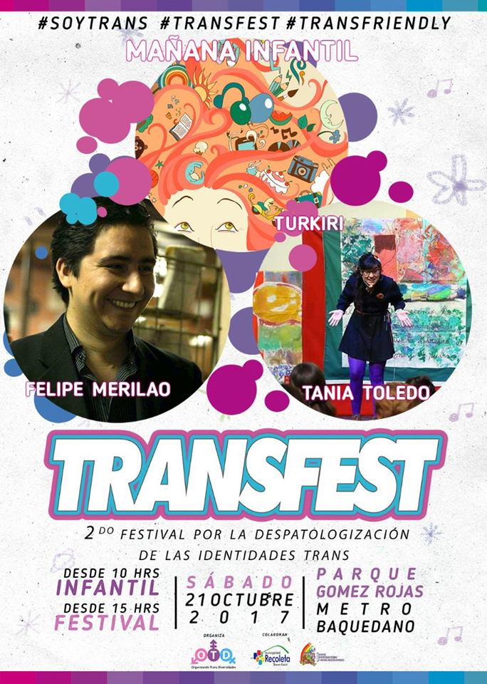 amnistiachile's tweet photo. Este sábado 21 de octubre estaremos en #Transfest junto a @OTDChile https://t.co/SJxMM8LzhK