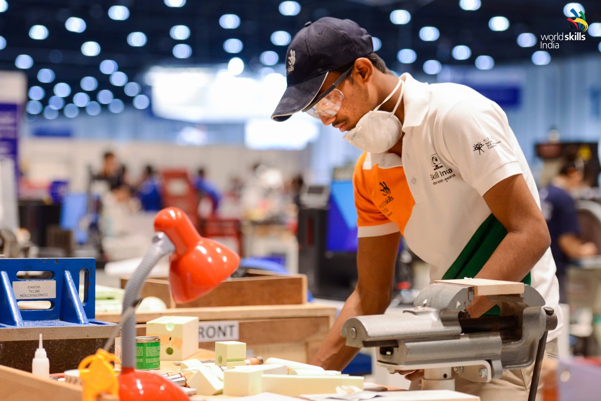 WorldSkillsInd's tweet photo. A Diwali Gift to India, Kiran from Karnataka wins a Bronze Medal in prototype Modeling @WorldSkillsAD  #MadeIndiaProud #WS_AbuDhabi https://t.co/a07kHgezAI